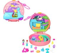 ERYI-Aventure En Mobylette Coffret Jouet De Voyage Avec 2 Mini-Figurines Et 1 Animal, Accessoires Pour Animaux Et Véhicule, Hwn98