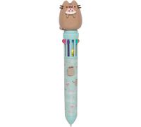 Eryi-B3dge001 - Stylo 10 Couleurs En 1 Pusheen, Stylo Bille Rétractable Original, Fournitures Scolaires, Cadeau Enfant