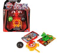 ERYI-Bakugan 3.0 - Starter Pack Nouvelle Generation - Nillious, Hammerhead Et Dragonoid Special Attack, 1 Anneau De Combat, 1 Carte Lanceur Et 9 Cartes - Collection Jouet - Jouet Enfant 6 Ans Et +