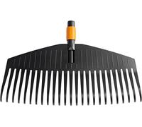 ERYI-Balai À Feuilles, Tête D'Outil, 25 Dents, Largeur: 50 Cm, Dents En Plastique, Noir/Orange, Quikfit, 1000642