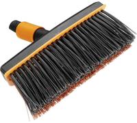 ERYI-Balai D'Extérieur, Tête D'Outil Quikfit, Largeur: 26 Cm, Poils En Polypropylène, Noir/Orange, Quikfit, 1001417