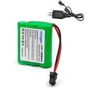 ERYI-Batterie 3.6V Rechargeable Aaa, Pack Batterie Nimh 1500Mah Pour Jouets Et Outils Électriques, Livré Avec Câble De Charge Usb (Prise 3.6V Sm)