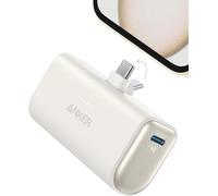 Eryi-Batterie Externe Nano 5000 Mah 22,5 W, Connecteur Usb-C Pliable Intégré, Compatible Avec Iphone 16 Pro Max/15/14, Samsung S22/23, Note20/10, Huawei, Ipad Pro/Air, Airpods Et Plus Encore (Noir)