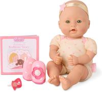 ERYI-- Bed Time - Poupée Nouveau-Né À Corps Souple De 30 Cm Avec Livre D'Histoire Facile À Lire Et Accessoires Pour Poupée Bébé