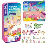 Eryi-Boîte De Jeu Magnétique Licorne À S'habiller - Jeu Magnétique À Partir De 3 Ans - Favorise L'imagination Et La Concentration - Jeu De Voyage Idéal Avec 2 Scènes Et 36 Aimants
