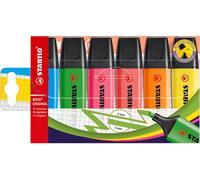 Eryi-Boss Original - Surligneur - Pochette X 6 Surligneurs Fluo - Coloris Assortis