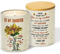 Eryi-Bougies Cadeaux D'anniversaire Pour Ma Fille, Cadeaux Pour Fille De La Part De Papa, Cadeau De Noël Pour Fille, Cadeau De Remise De Diplôme Pour Fille