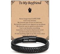 Eryi-Bracelets Pour Homme - Cadeau D'anniversaire De Noël Et D'anniversaire Pour Fils, Grand-Père, Mari, Petit-Fils, Petit Ami, Frère, Papa, Amour Éternel