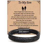Eryi-Bracelets Pour Homme - Cadeau D'anniversaire De Noël Et D'anniversaire Pour Fils, Grand-Père, Mari, Petit-Fils, Petit Ami, Frère, Papa, Amour Éternel