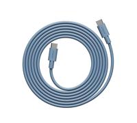 ERYI-Cable 1-2M Certifié Mfi 60W Charge Rapide - Silicone Durable & Flexible - Câble De Charge Design Scandinave (Usb-C Vers Usb-C, Bleu)