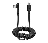 ERYI-- Câble Coudé Rétractable Usb-C Vers Usb-C - Data Et Charge - Compatible Max Et Smartphones Usb-C