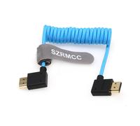 ERYI-Câble Hdmi 8K 2.1 Hdmi Angle Gauche Vers Angle Droit Enroulé Tressé Câble Pour Z Cam E2 Portkeys Bm5 Atomos Shinobi Ninjav V Monitor Sony Canon Camera