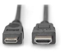 ERYI-Câble Hdmi - Mini-Hdmi (Type-C) Vers Type A - Ud 4K - 2M - 3D - Compatible Avec Tablette, Appareil Photo, Carte Graphique, Etc