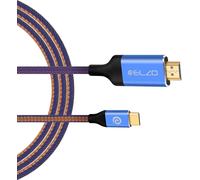 ERYI-Câble Usb C Vers Hdmi 3.1, 4K 60Hz Ultra Hd 2160P Thunderbolt 3 Compatible Avec Samsung Galaxy S8 S9 Note 8 9, Huawei Mate 20 Pro P20 Mate 10, Chromebook Pixel - 1.8M/6Ft