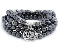 Eryi-Cadeaux De Fleurs De Lotus, Perles Mala, 108, Bracelet De Guérison, Collier, Accessoires De Méditation