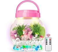 ERYI-Cadeaux Licorne Pour Filles, Créez Votre Propre Licorne Jardin Des Plantes,Avec Télécommande Temporisée, Jouets Licorne Pour Enfant De 3 4 5 6 7 8+ Ans