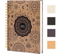 Eryi-Cahier À Spirale - Cahier Ligné Format Collège 237 X 178 Mm - Cahier À Spirale Règle Collège - Journal De Bureau - Cahier Au Format B5 Pour Travail Et Études - Papier Épais De 100 G/M² - 200 Pag