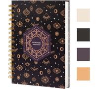 Eryi-Cahier À Spirale - Cahier Ligné Format Collège 237 X 178 Mm - Cahier À Spirale Règle Collège - Journal De Bureau - Cahier Au Format B5 Pour Travail Et Études - Papier Épais De 100 G/M² - 200 Pag