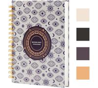 Eryi-Cahier À Spirale - Cahier Ligné Format Collège 237 X 178 Mm - Cahier À Spirale Règle Collège - Journal De Bureau - Cahier Au Format B5 Pour Travail Et Études - Papier Épais De 100 G/M² - 200 Pag