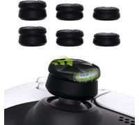 Eryi-Capuchon Pour Ps5 Manette Protection Stick Analog Pour Ps5 Edge,Joystick Grips Caps Pour Xbox Core/Xbox One/Elite Series 2/Switch Pro,Razor Thumbstick Cover Pour Ps4-Noir,3 Paires