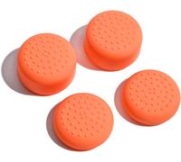 Eryi-Capuchons De Poignée De Pouce Compatible Avec Switch 2,4pcs Points Raised Capuchons Joystick Court Et High Rise Analogique Covers,Orange