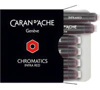 ERYI-Caran D 'Ache 8021 ¿ 070 ¿ Pack De 6 Cartouches D'Encre Plume, Couleur Rouge