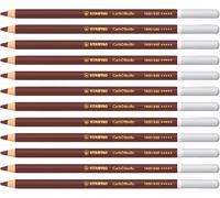 Eryi-Carbothello - Crayon De Couleur - Lot X 12 Crayons Pastel Fusain - Terre D'ombre Brûlée (1400/640)