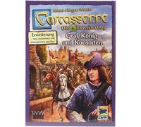 Eryi-, Carcassonne - Graf, King And Consorts, 6ème Extension, Jeu Familial, Jeu De Société, 2-6 Joueurs, À Partir De 7 Ans, Plus De 40 Minutes, Allemand