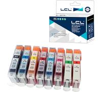ERYI-Cartouche D'Encre Compatible Cli-8 Cli-8Bk Cli-8C Cli-8M Cli-8Y Cli-8R Cli-8G Cli-8Pc Cli-8Pm (8-Pack K C M Y R G Pc Pm) Remplacement Pour Canon Pro9000/Pro9000 Mark¿