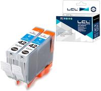 ERYI-Cartouche D'Encre Compatible Cli42 Cli-42 Cli-42C (2 Cyan) Remplacement Pour Canon Pixma Pro-100/Pro-100S