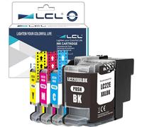 ERYI-Cartouche D'Encre Compatible Lc-20E Lc20E Lc-22E Lc22E Lc22Ebk Lc-22Ebk Lc-22Ec Lc-22Em Lc-22Ey Xxl (Kcmy) Remplacement Pour Brother Mfc-J5920Dw