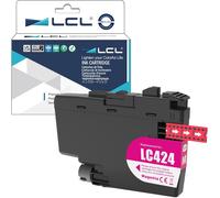 ERYI-Cartouche D'Encre Compatible Lc-424 Lc424 Lc-424M Lc424M (1Pack Magenta) Remplacement Pour Brother Dcp-J1200W Dcp-J1200We