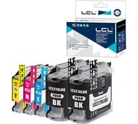 ERYI-Cartouche D'Encre Compatible Lc227Xl Lc225Xl Lc227 Lc225 Lc227Xlbk Lc225Xlc Lc225Xlm Lc225Xly (2Noir 1Cyan 1Magenta 1Jaune) Remplacement Pour Brother Mfc-J4420Dw J4620Dw J4625Dw Dcp-J4120Dw
