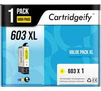 ERYI-Cartouches D'Encre 603Xl Compatibles Avec Epson 603 Xl Jaune Pour Workforce Wf-2810 Wf-2830 Wf-2835 Wf-2840 Wf-2850, Expression Home Xp-2100 Xp-2105 Xp-3100 Xp-3105 Xp-3150 Xp-4100
