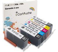ERYI-Cartouches D'Encre Compatible Pour Hp 364Xl Deskjet D5400 D5460 Officejet 7515 Photosmart 7510 7520 B8550 B410 C310 C410 C5300 C5370 C5380 C6300 C6350 D5400 D7500 D7560 (2Bk 1C 1M 1Y 1Pbk)