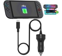 Eryi-Chargeur De Voiture Compatible Avec Nintendo Switch Et Lite Version, Chargeur De Voiture Universel Haute Vitesse Avec Câble De Charge De Type C (2m), Usb, Apple Iphone Se