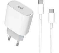 ERYI-Chargeur Rapide Usb C 20W Iphone 16/16 Pro/16 Pro Max/15 Plus/15 Pro, Certifié Mfi Chargeur Et Câble Usb C Vers C 3.3Ft Pour Ipad Pro/Air/Mini, Usbc Prise Secteur Mural Type C Alimentation Adapt