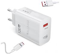 Eryi-Chargeur Ultra Rapide 120 W Turbo Charging 5.0 Avec Câble Usb C 6a Pour Xiaomi, Redmi Note, Mi, Poco, Samsumg, Chargeur Usb C Charge Rapide