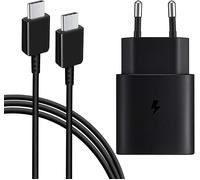 Eryi-Chargeur Usb C 25w Avec Câble 1,5m Chargeur Rapide De Téléphone Portable Pour Samsung Galaxy S25 S24 S23 S22 S21 S20 Ultra A70 A54 A53 A52 A34 A33 A14 A13 M52 M34 M14 5g, Type C Adaptateur Secte