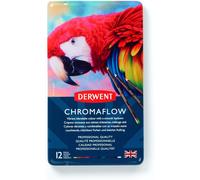 Eryi-Chromaflow - Boîte De 12 Crayons De Couleurs, Mines Tendres De 3,5 Mm, Faciles À Estomper, Pour Dessin & Coloriage, Qualité Professionnelle, 2305856