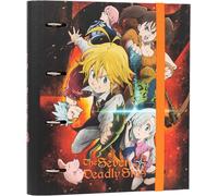 Eryi-- Classeur A4 4 Anneaux The Seven Deadly Sins Classeur Rigide 4 Anneaux, Format 27 X 32 Cm Fournitures Scolaire, Organiseurs, Fournitures De Bureau Cat0115