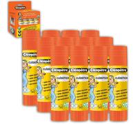 Eryi-Cleopatre - Cléo'stick ¿ Boîte De 12 Bâtons De Colle, Plastique Recyclé ¿ Sans Solvant ¿ Tubes De Colle 8g ¿ Idéal Pour École, Bureau, Fournitures Scolaires