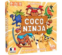 Eryi-Coco Ninja, Jeu De Société D'ambiance Pour 2-6 Joueurs, 8+ Ans, 10 Minutes De Jeu, Rapidité, Réflexes, Observation Fabriqué En France