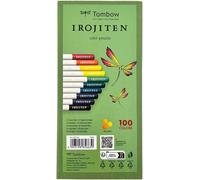 Eryi-Coffret De 10 Crayons De Couleur Irojiten, Volume 2, Couleurs Vives I, Mine À Base De Cire Pour Des Transitions Douces, Cadeau Parfait Grâce À Son Coffret De Haute Qualité