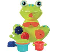 Eryi-- Coffret De Bain Grenouille - Moulin À Eau Et Aspergeurs - Pour Bébé Dès 10 Mois - 3 Verres Gigognes - Développe La Motricité Et L'imagination - Fixation Ventouse