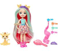 ERYI-Coffret Gala Enchanté Poupée Gillian Giraffe & Pawl 15 Cm, 5 Accessoires De Coiffure Inclus, À Collectionner, Jouet Enfant, Dès 4 Ans, Hnv29
