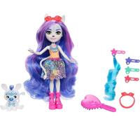 ERYI-Coffret Gala Enchanté Poupée Zemirah Zèbre & Grainy 15 Cm, 5 Accessoires De Coiffure Inclus, À Collectionner, Jouet Enfant, Dès 4 Ans, Hnv28
