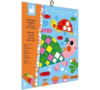 ERYI-- Coffret Mosaïques En Mousse Animaux - Les Ateliers Du Calme - Kit Loisir Créatif Premier Âge - Apprentissage Motricité Fine Et Concentration - Dès 3 Ans, J07899