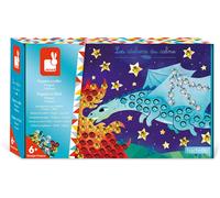 ERYI-- Coffret Sequins À Coller Dragons - Les Ateliers Du Calme - Kit Loisir Créatif Enfant - Apprentissage Motricité Fine Et Concentration - Dès 6 Ans, J07921
