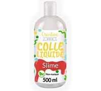 Eryi-Colle Liquide Pour Slime 500 Ml Idéal Pour Verre, Tissu, Carton, Bois, Papier Parfait Pour Bricolage Et Loisir Creatif Colle Enfant Scolaire Non-Toxique Et Transparent